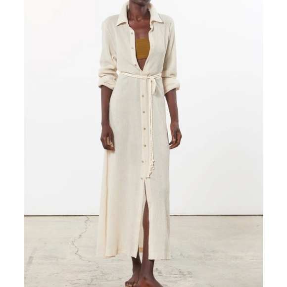 🎈Host Pick🎈Mara Hoffman | Shirtdress Swimsuit Cover-up - Picture 9 of 12